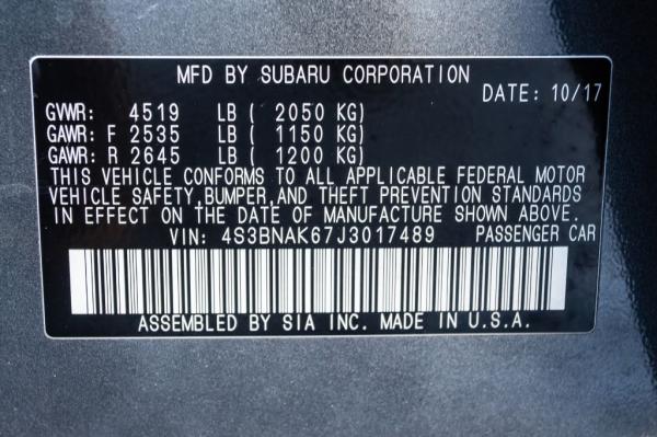 Used 2018 SUBARU LEGACY 25I LIMITED