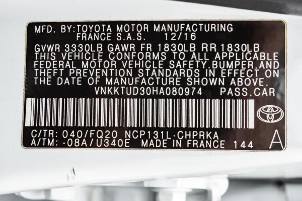 Used 2017 Toyota YARIS L