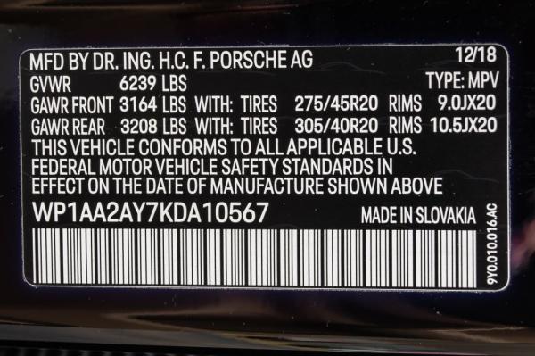 Used 2019 PORSCHE CAYENNE