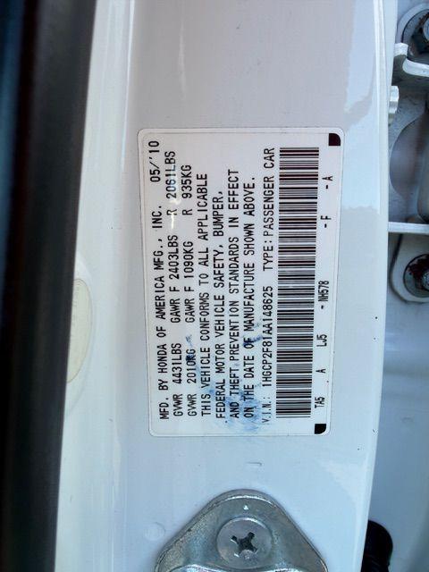 Used 2010 HONDA ACCORD EXL