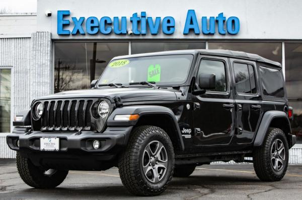 Used 2018 JEEP WRANGLER UNLIMI SPORT S
