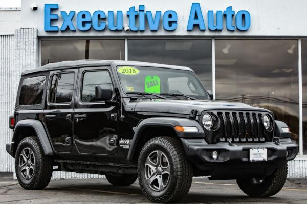 Used 2018 JEEP WRANGLER UNLIMI SPORT S