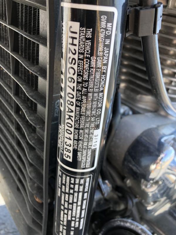 Used 2010 HONDA VT13CSA SABRE Motorcycle