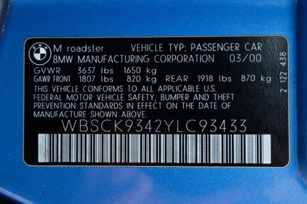 Used 2000 BMW M ROADSTER M ROADSTER