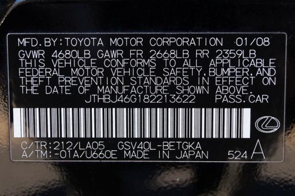 Used 2008 LEXUS ES 350