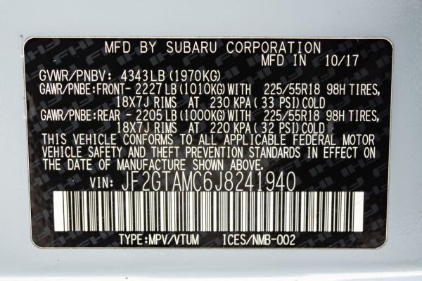 Used 2018 SUBARU CROSSTREK LIMITED