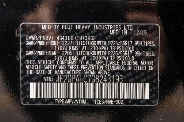 Used 2016 SUBARU CROSSTREK LIMITED