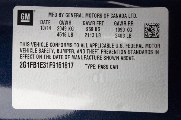 Used 2015 CHEVROLET CAMARO LS