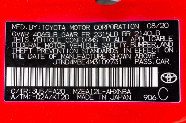 Used 2021 Toyota COROLLA SE