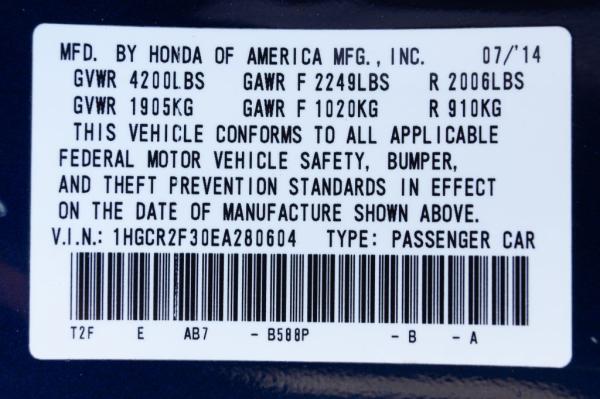 Used 2014 HONDA ACCORD LX