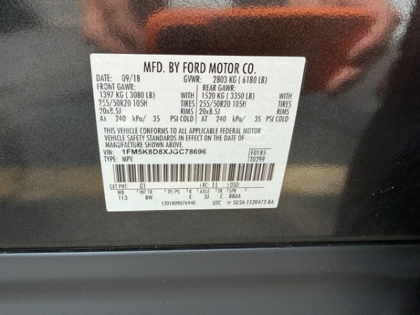 Used 2018 Ford Explorer XLT