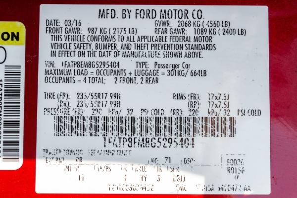 Used 2016 FORD MUSTANG Convertible