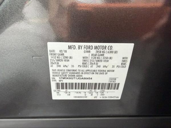 Used 2018 FORD EXPLORER SPORT