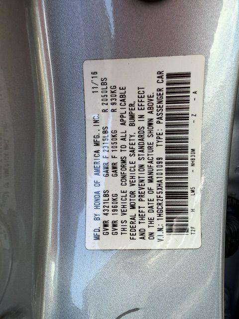 Used 2017 HONDA ACCORD SPORT