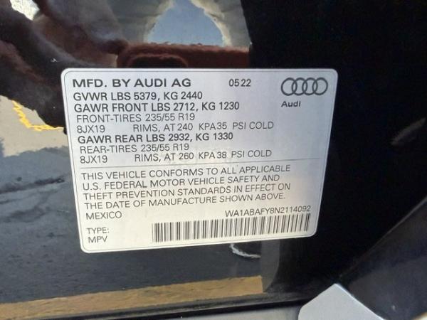 Used 2022 AUDI Q5 PREMIUM 40
