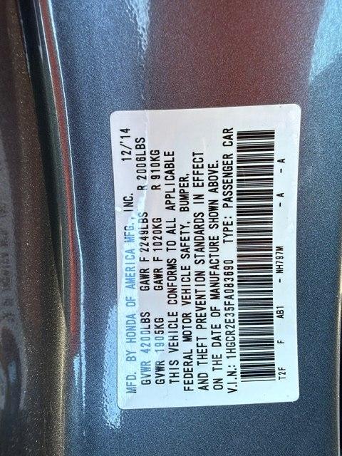 Used 2015 HONDA ACCORD LX