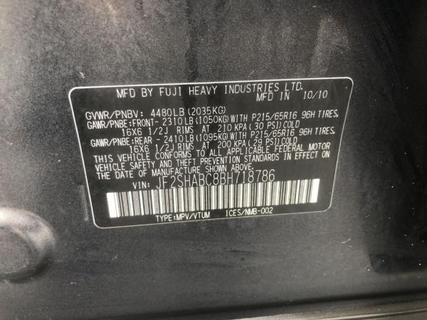 Used 2011 SUBARU FORESTER 25X