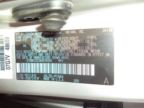 Used 2008 Toyota SIENNA XLE