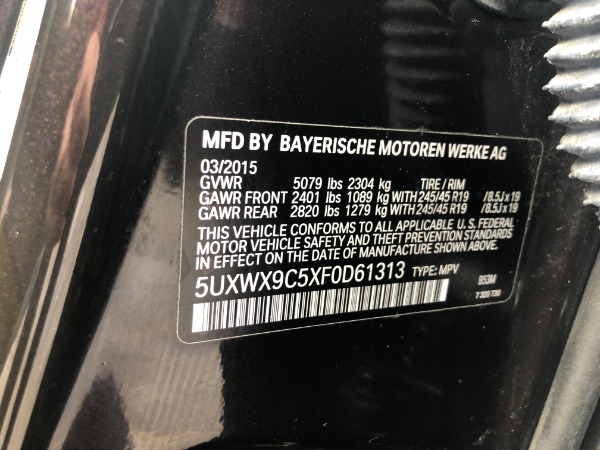 Used 2015 BMW X3 XDRIVE28I XDRIVE28I