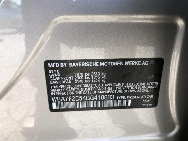 Used 2016 BMW 750XI XI