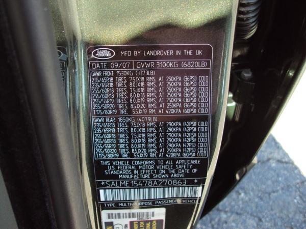 Used 2008 LAND ROVER RANGE ROVER HSE