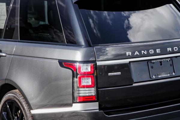 Used 2015 LAND ROVER RANGE ROVER SUPERCHARGED