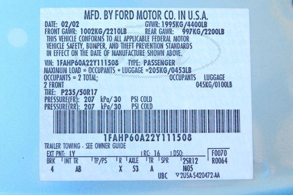 Used 2002 FORD THUNDERBIRD