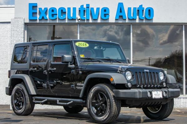 Used 2018 JEEP WRANGLER UNLIMI SPORT