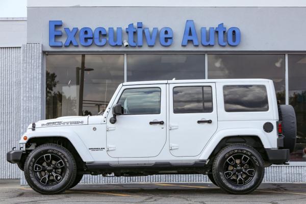 Used 2017 JEEP WRANGLER UNLIMI SAHARA Smokey MTN