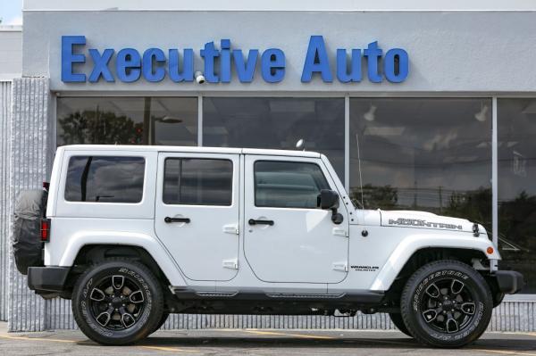 Used 2017 JEEP WRANGLER UNLIMI SAHARA Smokey MTN