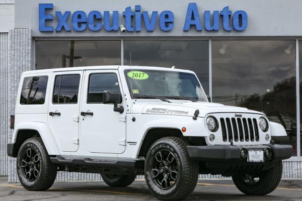 Used 2017 JEEP WRANGLER UNLIMI SAHARA Smokey MTN