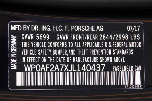 Used 2018 PORSCHE PANAMERA TURBO TURBO