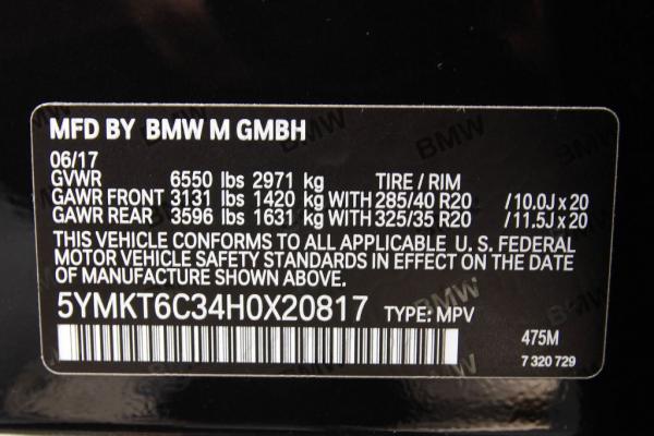 Used 2017 BMW X5 M M
