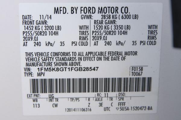 Used 2015 FORD EXPLORER SPORT SPORT