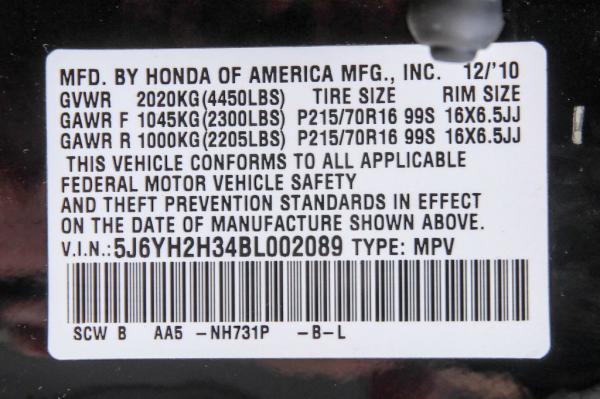 Used 2011 HONDA ELEMENT LX