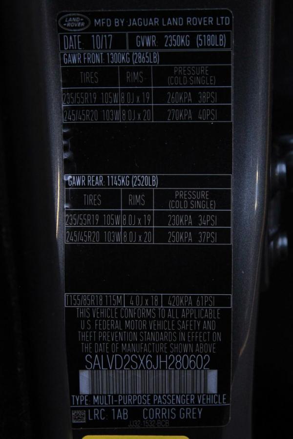 Used 2018 LAND ROVER RANGE ROVER EVO HSE DYNAMIC