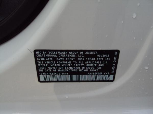 Used 2012 VOLKSWAGEN PASSAT SEL SEL