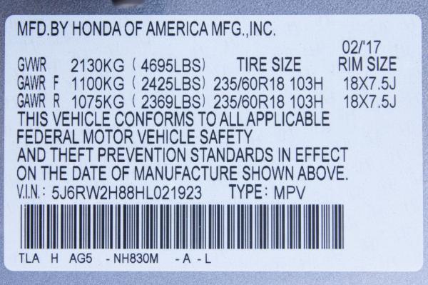 Used 2017 HONDA CR V EX L EX L